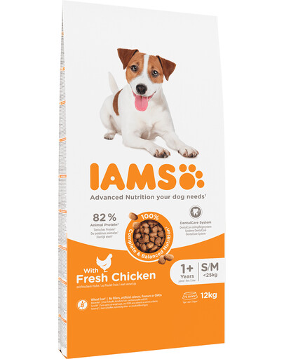 Levně IAMS ProActive Health Adult Small & Medium Breed Chicken 12 kg