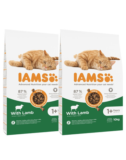 Levně IAMS ProActive Health Adult with Lamb & Chicken 2 x10 kg