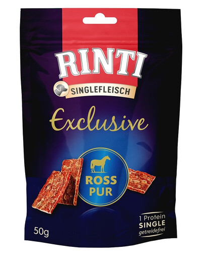 RINTI Singlefleisch Exclusive Snack Koňské maso 50 g