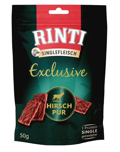 RINTI Singlefleisch Exclusive Snack Zvěřina 50 g