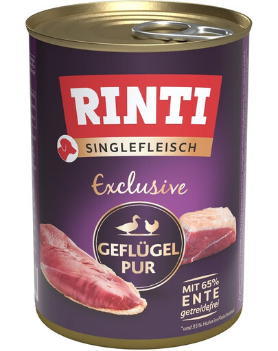 RINTI Singlefleisch Exclusive Pure Drůbeží 400 g