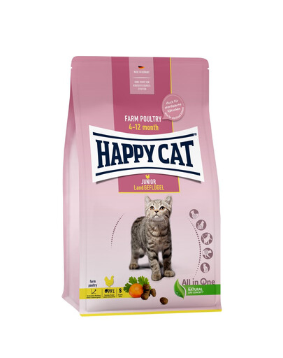 HAPPY CAT Junior Country Drůbež 10 kg