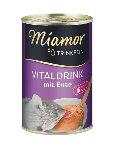 MIAMOR Trinkfein Kachní polévka pro kočky 135 g