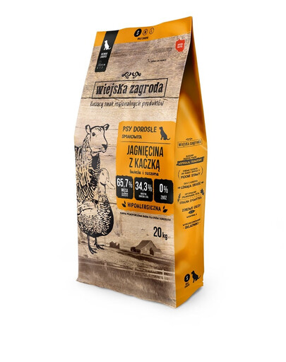 WIEJSKA ZAGRODA Jěhněčí s kachnou S 20 kg