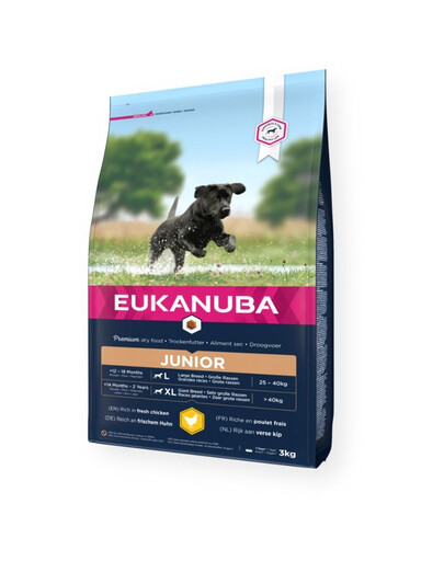 EUKANUBA Developing Junior Large Breed 3 kg