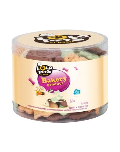LOLO PETS Kostičky pro psa zvířátka Mix 500 g
