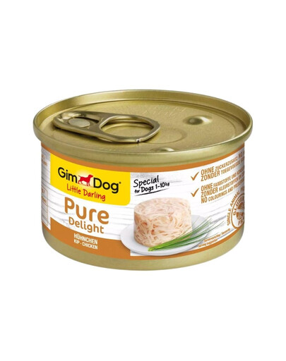 GIMDOG Pure Delight Chicken 85 g kuře pro dospělé psy malých plemen