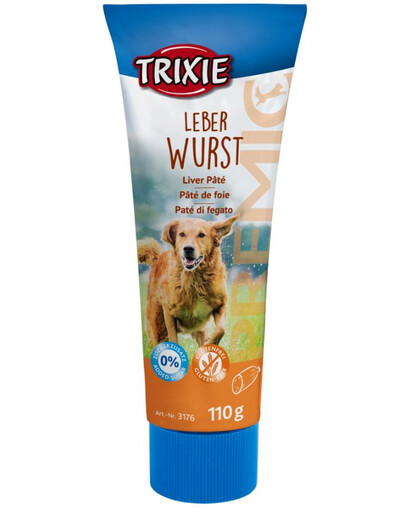 TRIXIE Premio Leberwurst - játrová paštika pro psy 110 g