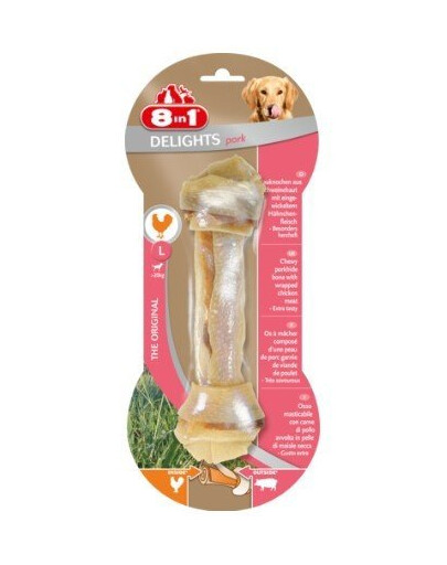 8IN1 Pork Delights Bone L 1 ks.