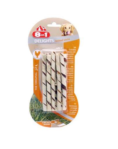 8IN1 Beef Delights Twisted Sticks 10 ks.