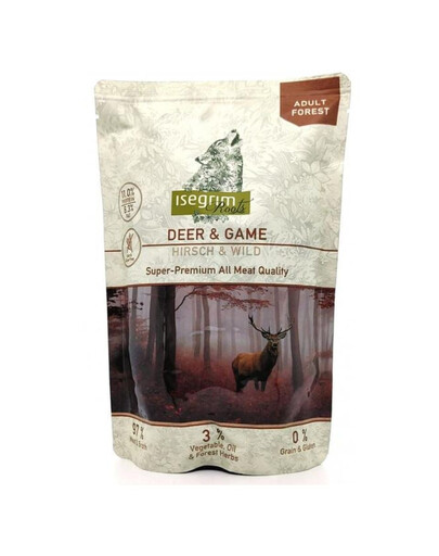 ISEGRIM Adult Forest Roots Jelen a zvěřina 410 g