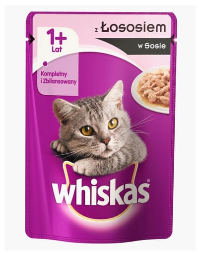 WHISKAS kapsa losos v omáčce 100 g