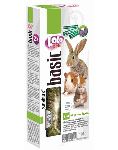 LOLO Pet Smakers pro křečka -vojtěška