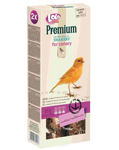 LOLO PETS Smakers Premium pro kanárka