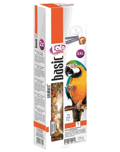 LOLO Pet Smakers pistáciemi pro velké papoušky