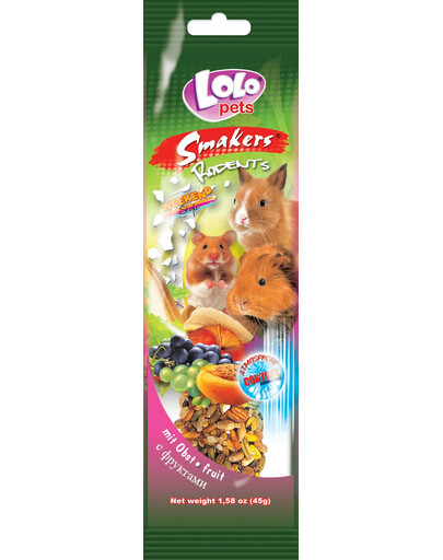 LOLO Pet Smakers pro hlodavce ovocný Weekend Style