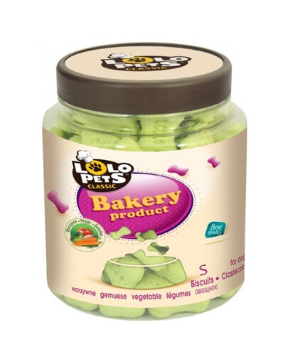 LOLO PETS Kostičky pro psa zeleninové 210g