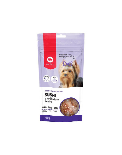 MACED York Sushi Králík Ryba 60 g