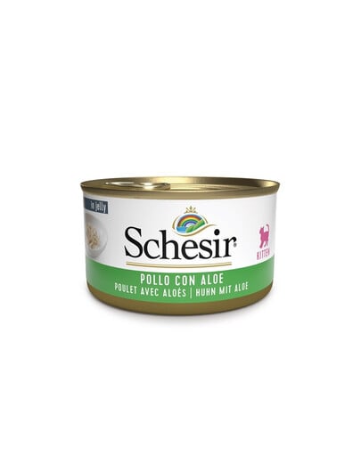 SCHESIR Kuřecí s aloe pro koťata 85G