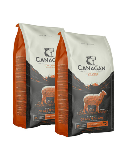 CANAGAN Dog Lamb 2 x 12 kg jehněčí granule pro psy