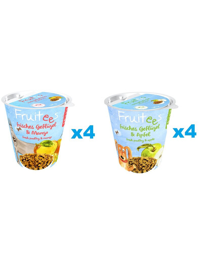 BOSCH Fruitees mango 4 x 200g +  BOSCH Fruitees Jablko 4 x 200g