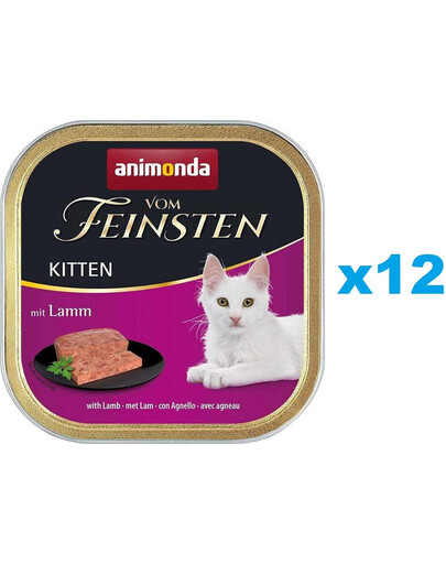 Levně ANIMONDA Vom Feinsten Kitten jehně 12x100 g
