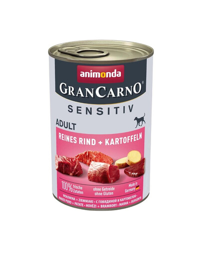 ANIMONDA Grancarno Sensitiv Hovězí a brambory 400 g