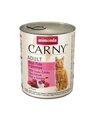 ANIMONDA Carny Cat Adult hovězí,krůta & krevety 800 g