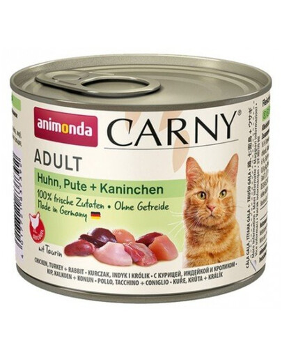 ANIMONDA Carny Adult kuře krůta králík 200 g