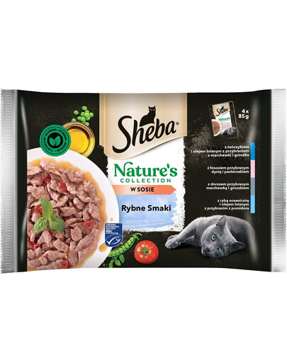 SHEBA Nature’s Collection Rybí příchutě 52x85g