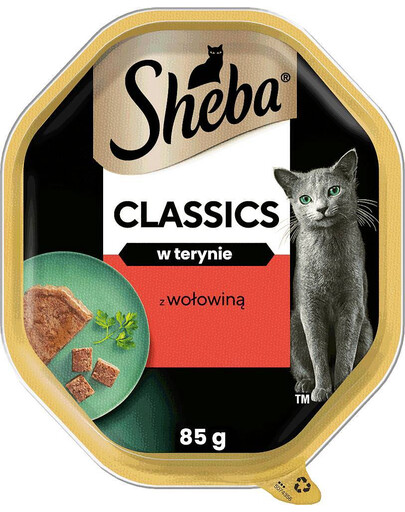 SHEBA Classics hovězí 85g*22