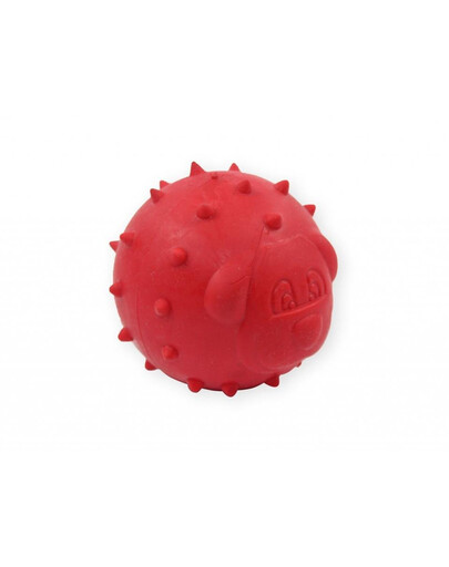 PET NOVA DOG LIFE STYLE Snack saw gumový míč 6,5 cm, červený
