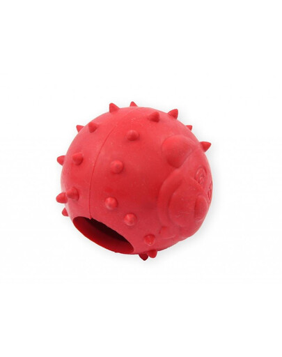 PET NOVA DOG LIFE STYLE Snack saw gumový míč 6,5 cm, červený
