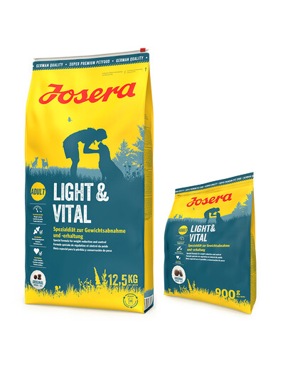 Levně JOSERA Light&Vital 12,5kg + 900g ZDARMA