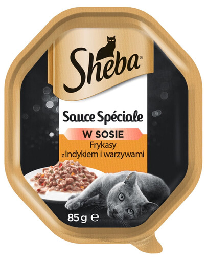 SHEBA Sauce Speciale s krůtím masem a zeleninou 85g*22