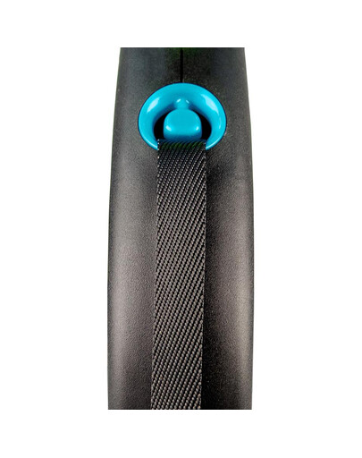 FLEXI Samonavíjecí vodítko Black Design S páska 5 m modrá