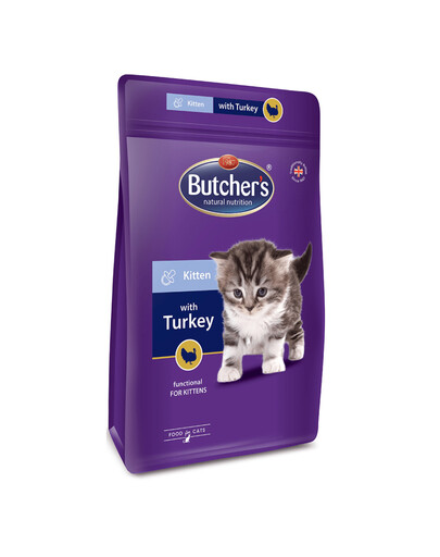 BUTCHER'S Functional Cat Dry Kitten s krůtou 800 g