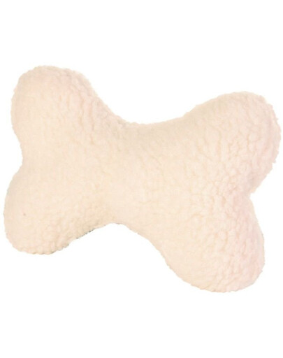 TRIXIE Plyšová kost  20 cm bílá