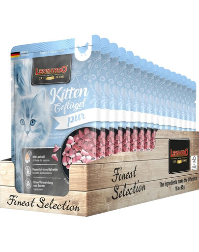LEONARDO Kitten Poultry 16 x 85 g