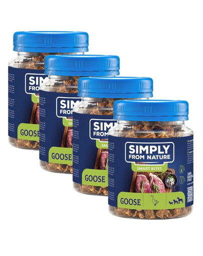 SIMPLY FROM NATURE Smart Bites s husou 4x130 g