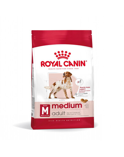 ROYAL CANIN Medium Adult 4kg granule pro dospělé psy středních plemen starší 12 měsíců