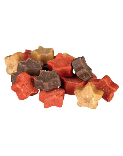 TRIXIE Soft Snack Kitty Stars - hvězdičky s lososem a jehněčím 140 g