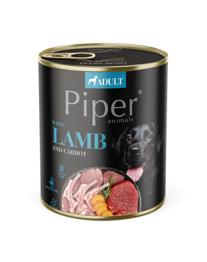DOLINA NOTECI PIPER s jehněčím a mrkví 800 g