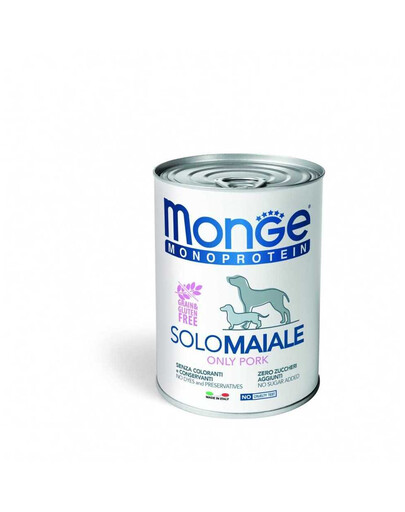 MONGE Monoprotein Solo Krmivo pro psy Vepřové maso 400 g
