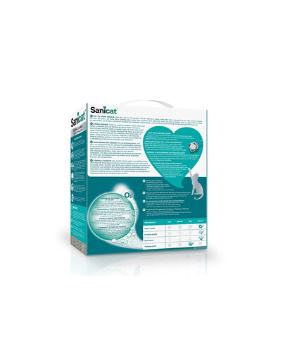 SANICAT Strong Clumps 10 l bentonitový kočkolit Baby powder