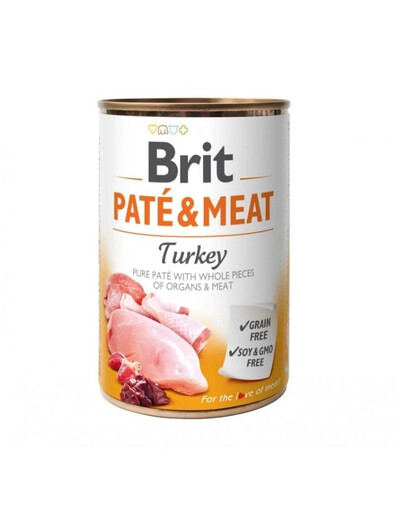 BRIT Pate&Meat turkey 400 g
