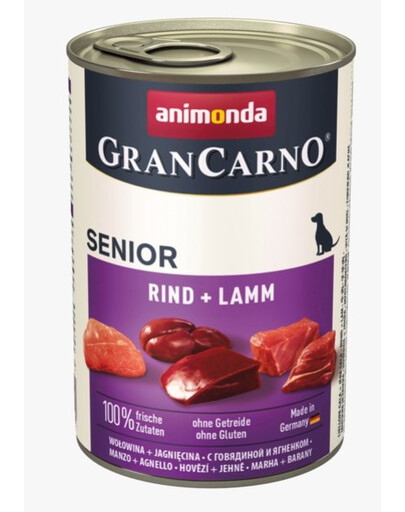 ANIMONDA GranCarno Senior hovězí & jehně 800 g