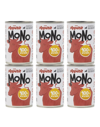 COMFY APPETIT MONO hovězí  6x400 g