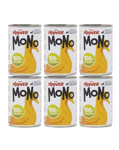 COMFY APPETIT MONO s kachnou 6x400 g