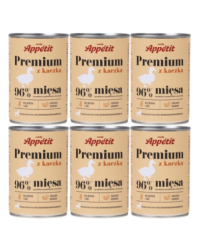 COMFY APPETIT PREMIUM kachna  6x400 g